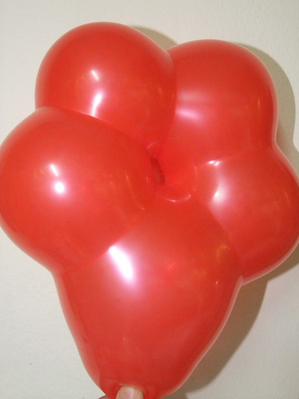 ลูกโป่งดอกไม้ Flower Latex Balloon 12" คละสี แพ็คละ 10 ชิ้น