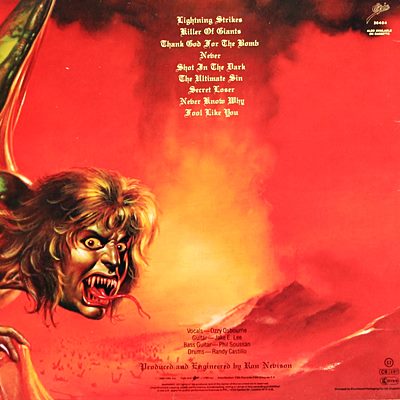 Ozzy Osbourne - The Ultimate Sin 1986 1lp