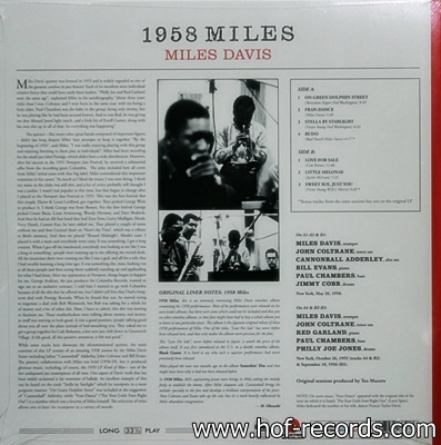 Miles Davis - 1958 Miles 1Lp N.