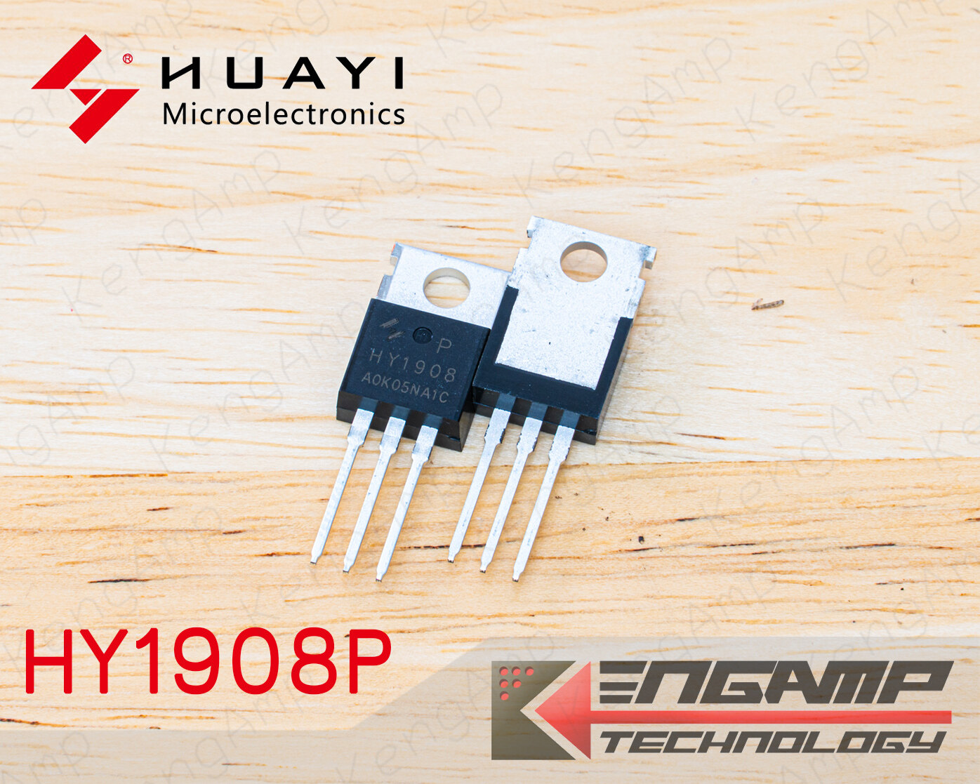 (1ตัว)[FET] HY1908P HOOYI N-CH MOSFET 90A 80V 7mR TO-220