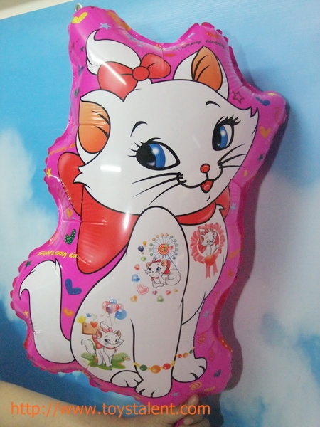 ลูกโป่งฟลอย์ ตัวการ์ตูนแมว Marie - Marie Cat Cartoon Foil Balloon / Item No. TL-B029