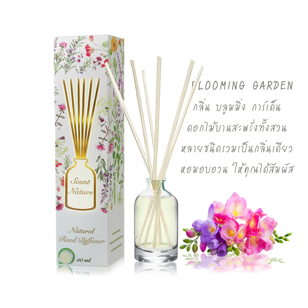 Scentnature ก้านไม้หอมอโรม่าปรับอากาศScentnature กลิ่น Blooming Garden