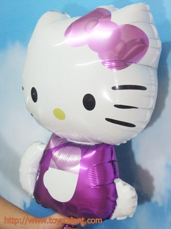 ลูกโป่งฟลอย์ Hello Kitty สีม่วง - Hello Kitty Purple color Foil Balloon / Item No. TL-A123