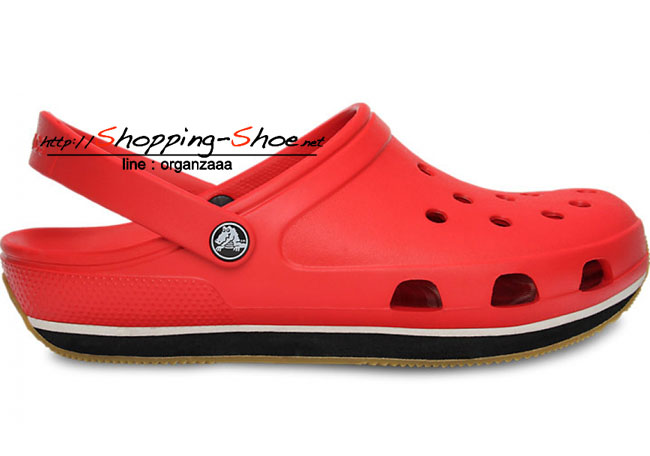 M11 : Men's Crocs Retro Clog - Red/Black ของแท้ Outlet ไทยและฮ่องกง