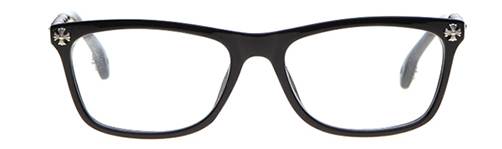 กรอบแว่นสายตาแฟชั่น เรโทร วินเทจ แต่งขาโครมสลัก สี ดำ ชา กระ ดำด้าน