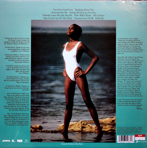 Whitney Houston - Whitney Houston Peach Vinyl 1Lp New