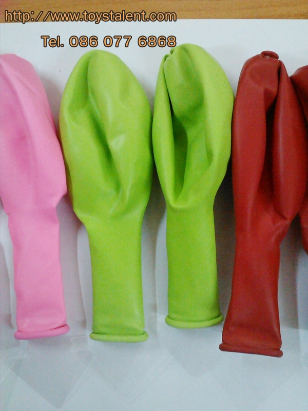 ลูกโป่ง LED สีชมพูอ่อน แพ็ค 5 ชิ้น ไฟกระพริบสีชมพู (LED Light Pink Balloon - LED Pink Blinking Mode)