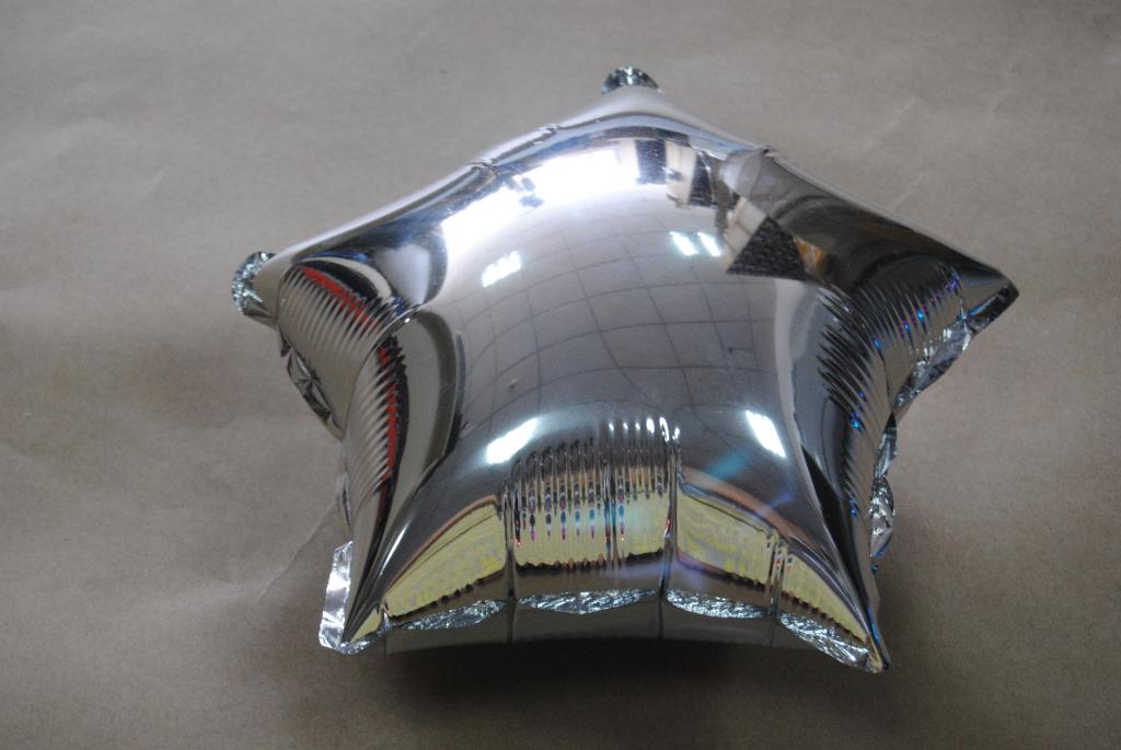 ลูกโป่งฟลอย์รูปดาว สีเงิน ไซส์ 18 นิ้ว - Star Shape Balloon Silver Color / Item No.TL-G002