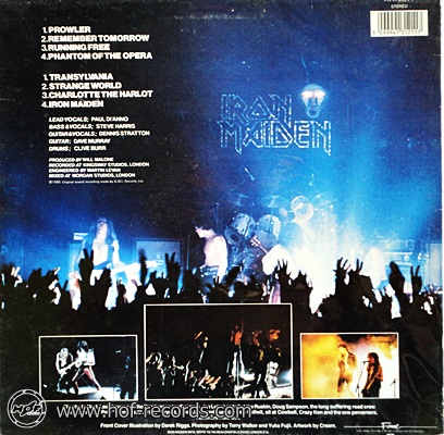 IRON MAIDEN - IRON MAIDEN 1980 1lp