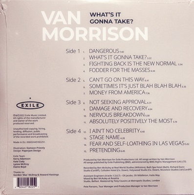 Van Morrison - What's Gonna Take? 2Lp N.