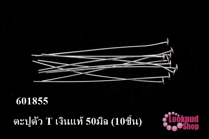 ตะปูตัว T เงินแท้ 50มิล (10ชิ้น)
