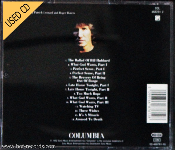Used CD Roger Waters - Amused to death