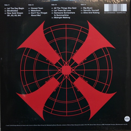 Simple Minds - Live Big Music Tour 2015 2Lp New