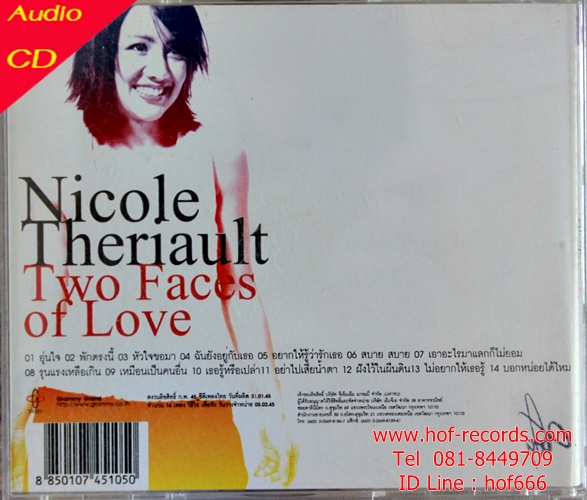 Used Cd ไทย นิโคล - two faces of Love ( Normal)