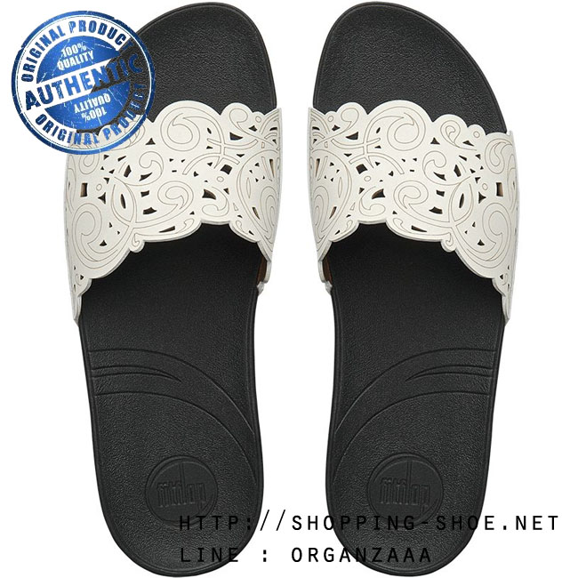 Fitflop Flora Slide Urban White ของแท้ นำเข้าจาก USA และ UK