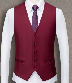 เสื้อกั๊กสูทสลิมฟิต คอวี สีล้วน กระดุมดำ5เม็ด สี ดำ เทา น้ำเงิน แดง ม่วง เทา ดำเงา เทาเงา น้ำเงินกรม ฟ้าเข้ม ขาว เขียวSize No.33 35 37 39 41 43 44