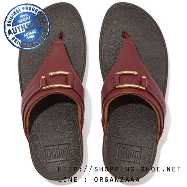 Fitflop Lulu Harness Trim Oxblood Red ของแท้ นำเข้าจาก USA และ UK