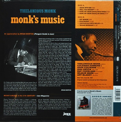 The Lonious Monk - Monk's Music 1Lp N.