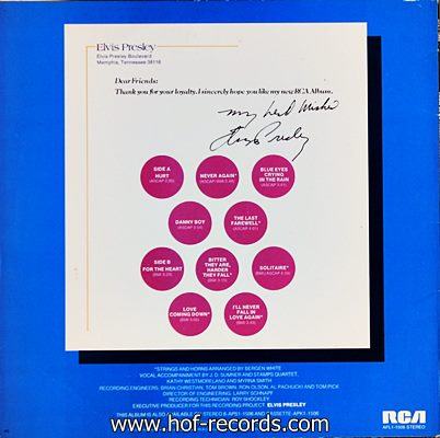 Elvis Presley - From Elvis Presley Boulevard, Memphis, Tennessee 1lp