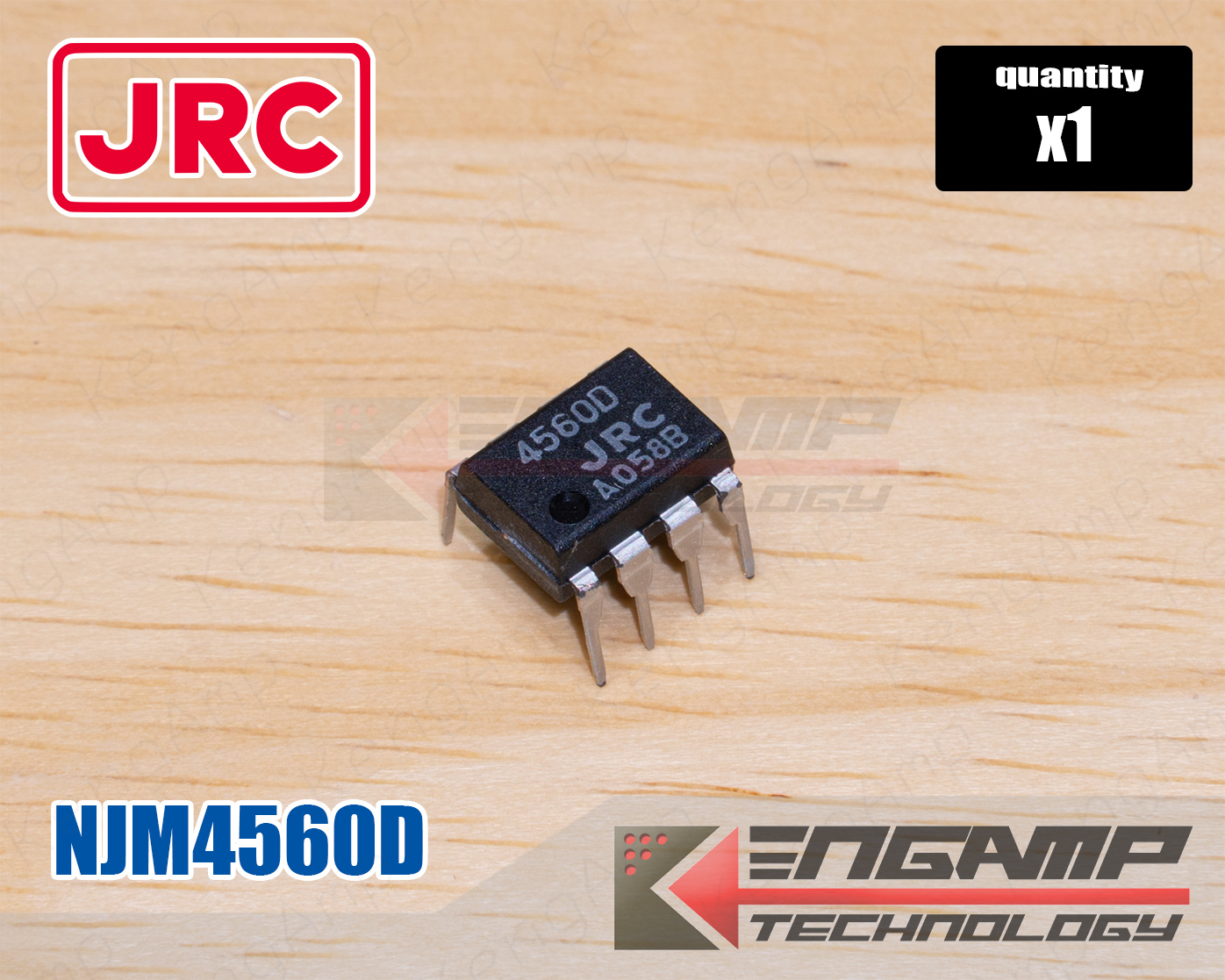 (1ตัว) [IC] NJM4560D JRC Dual OP-AMP DIP8