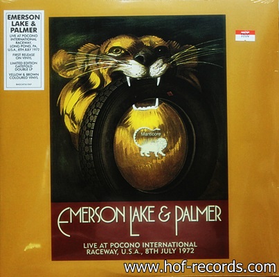 ELP - Live At Pocono International 1972 2Lp New