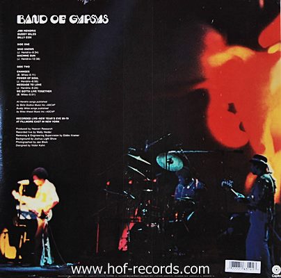 Jimi Hendrix - Band Of Grpsys 1lp N.