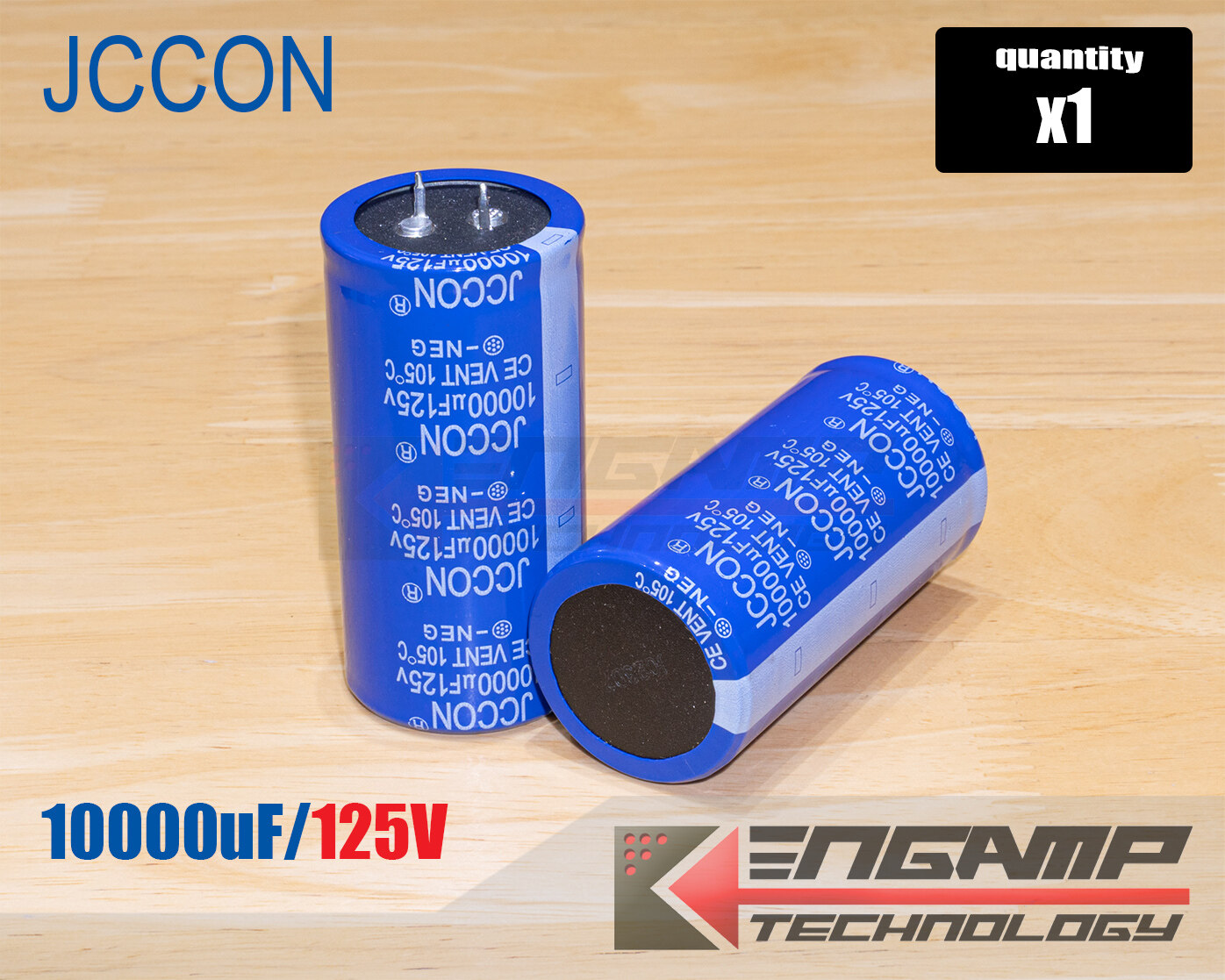 (1ตัว) [E-CAP] 10000uF/125V 105 C JCCON 35x70mm P=10mm