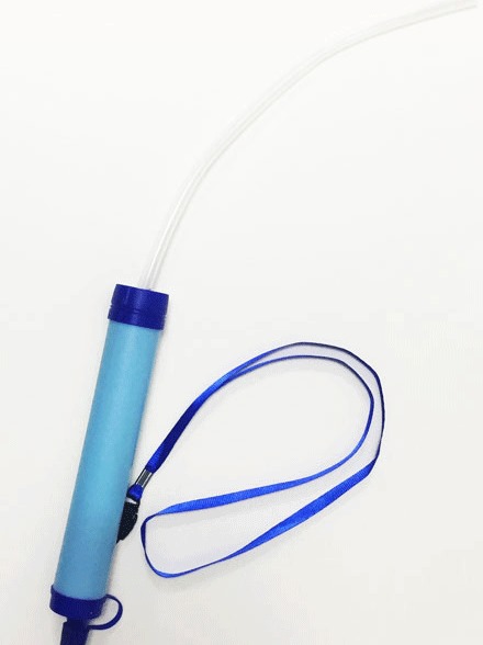 ที่กรองน้ำพกพา เข้าค่าย เดินป่า แคมปิ้ง เบา พกพาง่าย outdoor เดินป่า แถมชุดใช้งาน