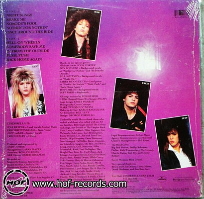 Cinderella - Night Songs 1 LP