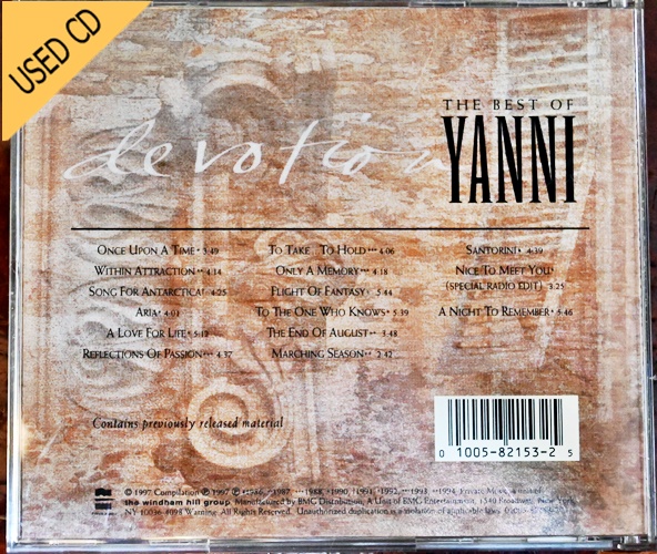 UsedCD Yanni - Devotion