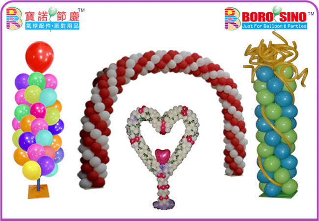เสาลูกโป่ง ทรงตรง - Balloon Stand Pipe shape B401