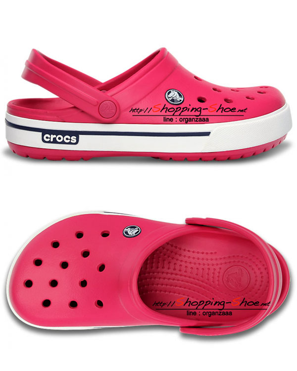 Crocband II.5 Clog - Raspberry/Navy ของแท้ Outlet USA