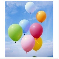 ลูกโป่งกลมเนื้อสแตนดาร์ท สีเขียวตองอ่อน ไซส์ 10 นิ้ว แพ็คละ 10 ใบ (Round Balloons Size 10" - Standard Green Lime Color)