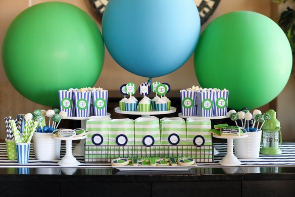 ลูกโป่งจัมโบ้ สีเขียว ขนาด 24 นิ้ว - Round Jumbo Balloon Green 24"