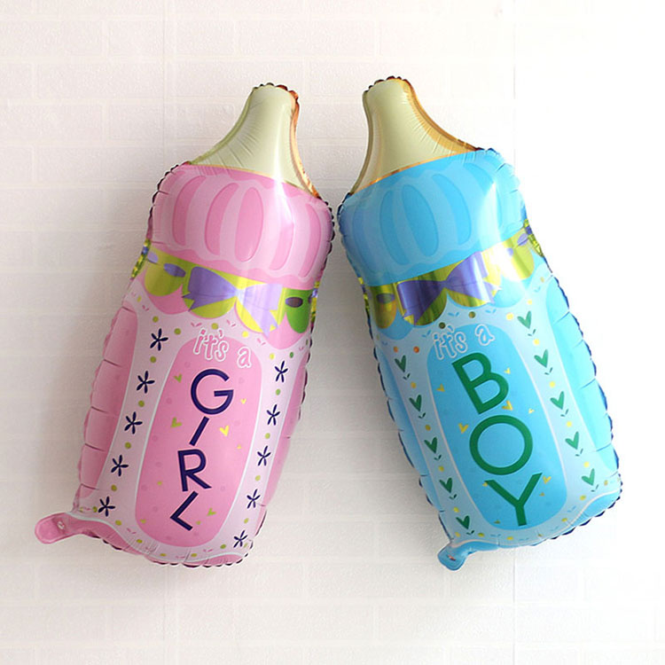 บอลลูนฟลอย์ทรงขวดนม *กรุณาระบุสีที่ต้องการเมื่อทำการสั่งซื้อด้วยค่ะ*- Foil Balloon Bottle (Boy) / Bottle (Girl) / Item No.TL-C002