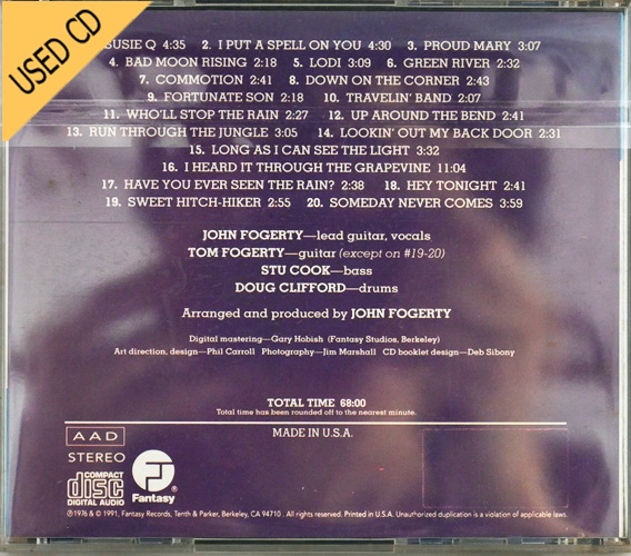 Used CD Creedence Clearwater Revival -Chronicle The 20 greatest hits