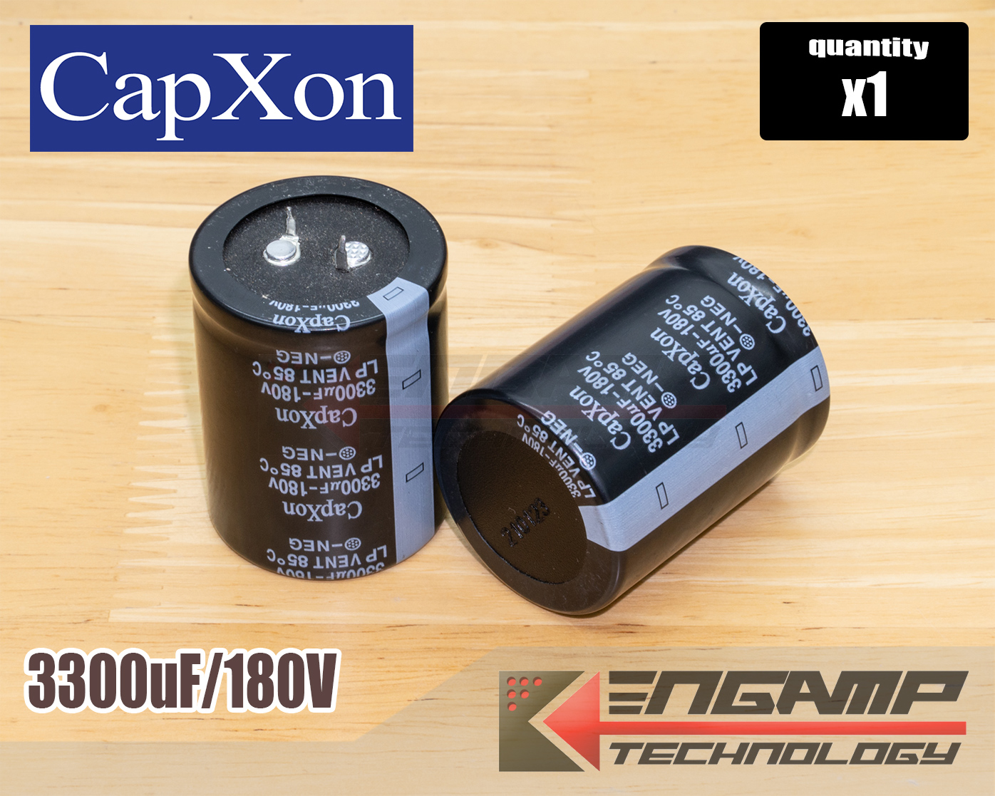 (1ตัว) [E-CAP] 3300uf/180V 85ºC CAPXON LP VENT 35x45mm P=10mm