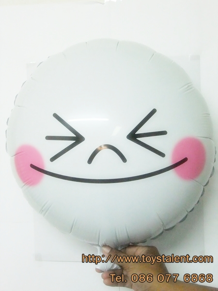 ลูกโป่งฟลอย์ หน้าสติกเกอร์ไลน์ LINE ทรงกลม - LINE Face Foil Round Balloon / Item No.TL-A103