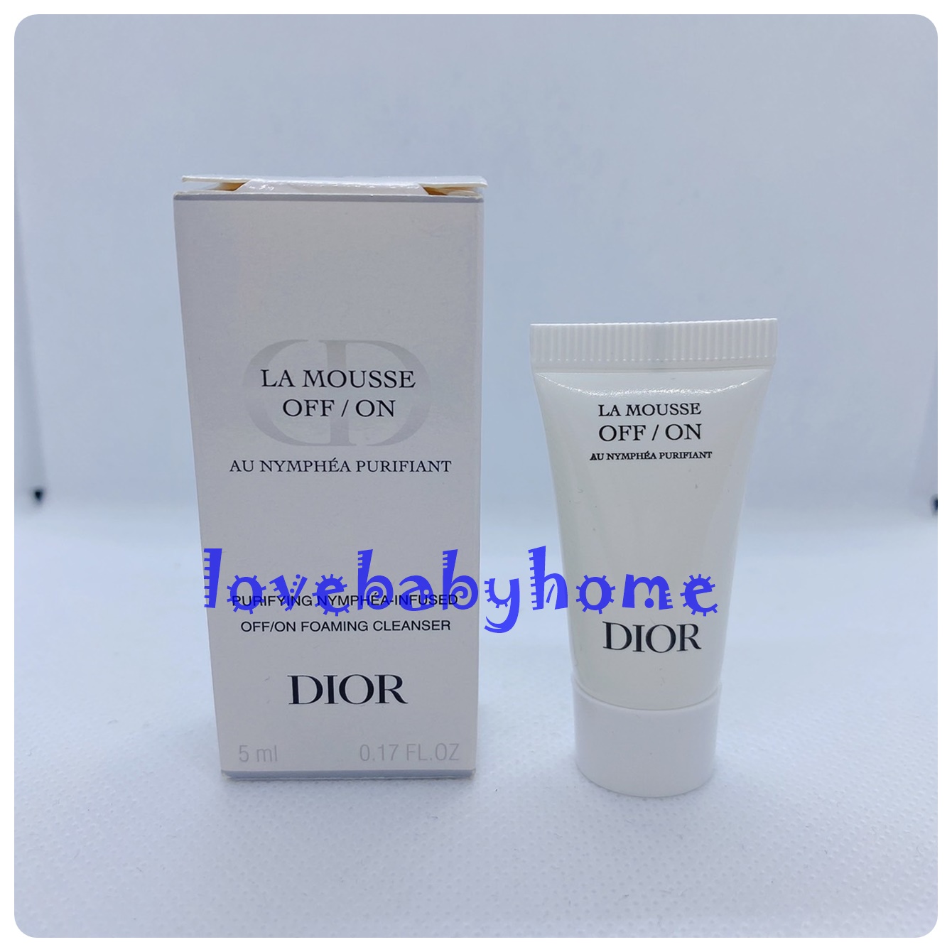 โฟมล้างหน้าตัวใหม่ล่าสุด DIOR LA MOUSSE OFF/ON FOAMING CLEANSER 5 ml