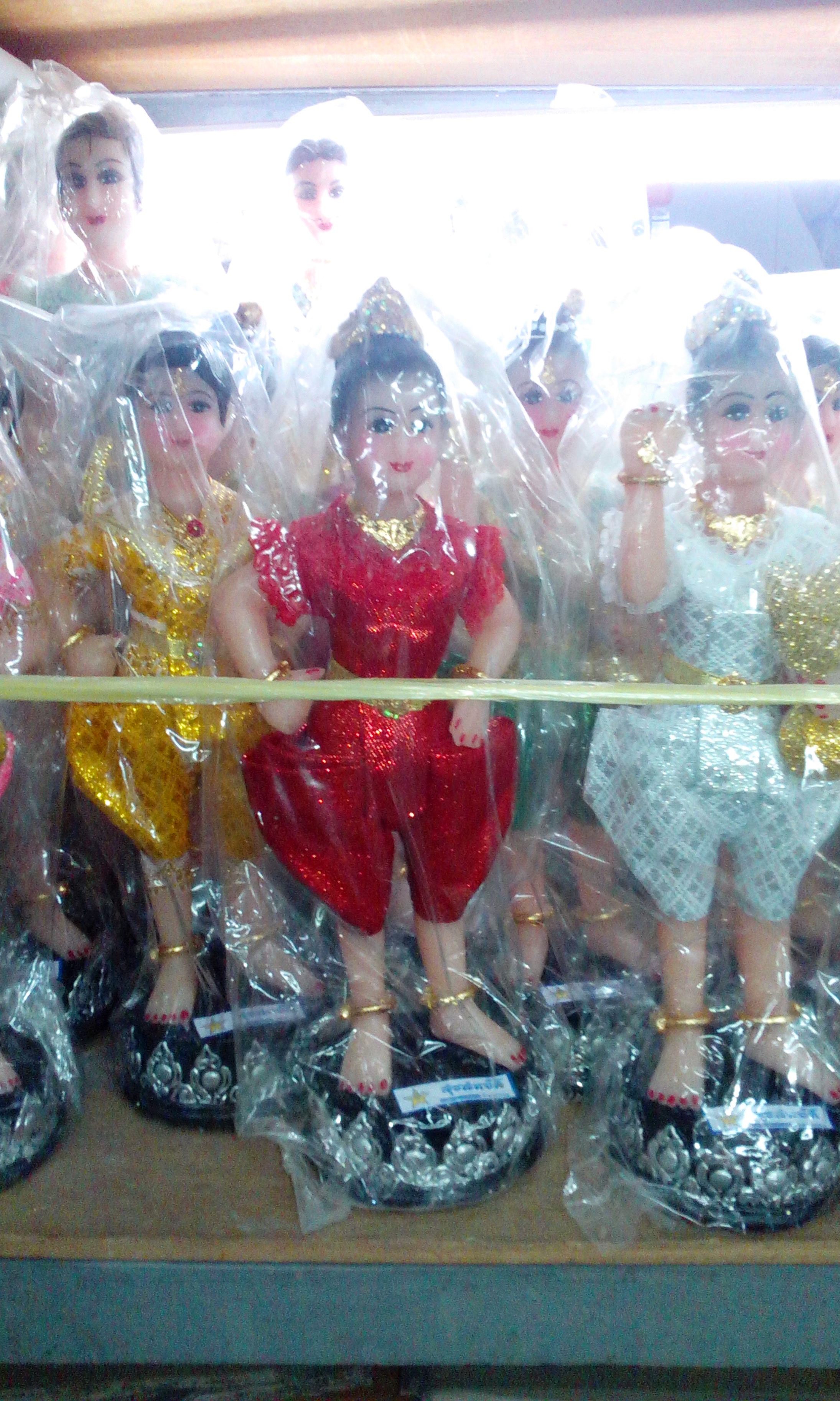 กุมารี สูง12 นิ้ว ถือถุงกวัก