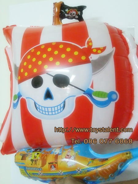 ลูกโป่งฟลอย์ เรือโจรสลัด - Pirate ship Foil Balloon / Item No.TL-A109