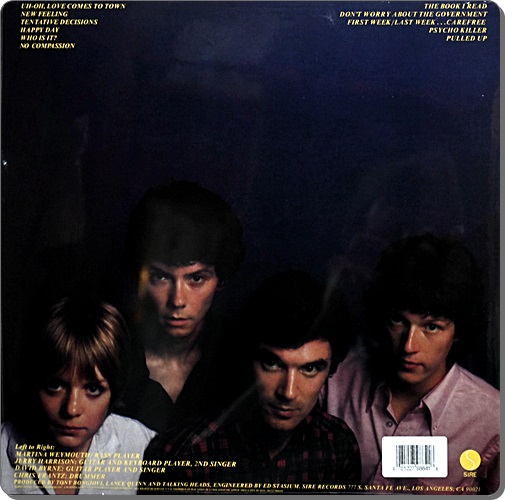 Talking Heads - 77 1Lp New