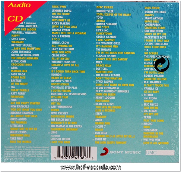 The Car Album - The Hits Album 4cd N.