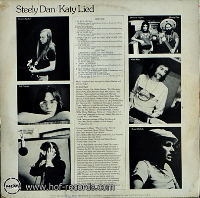 Steely Dan - Katy Lied 1975 1lp