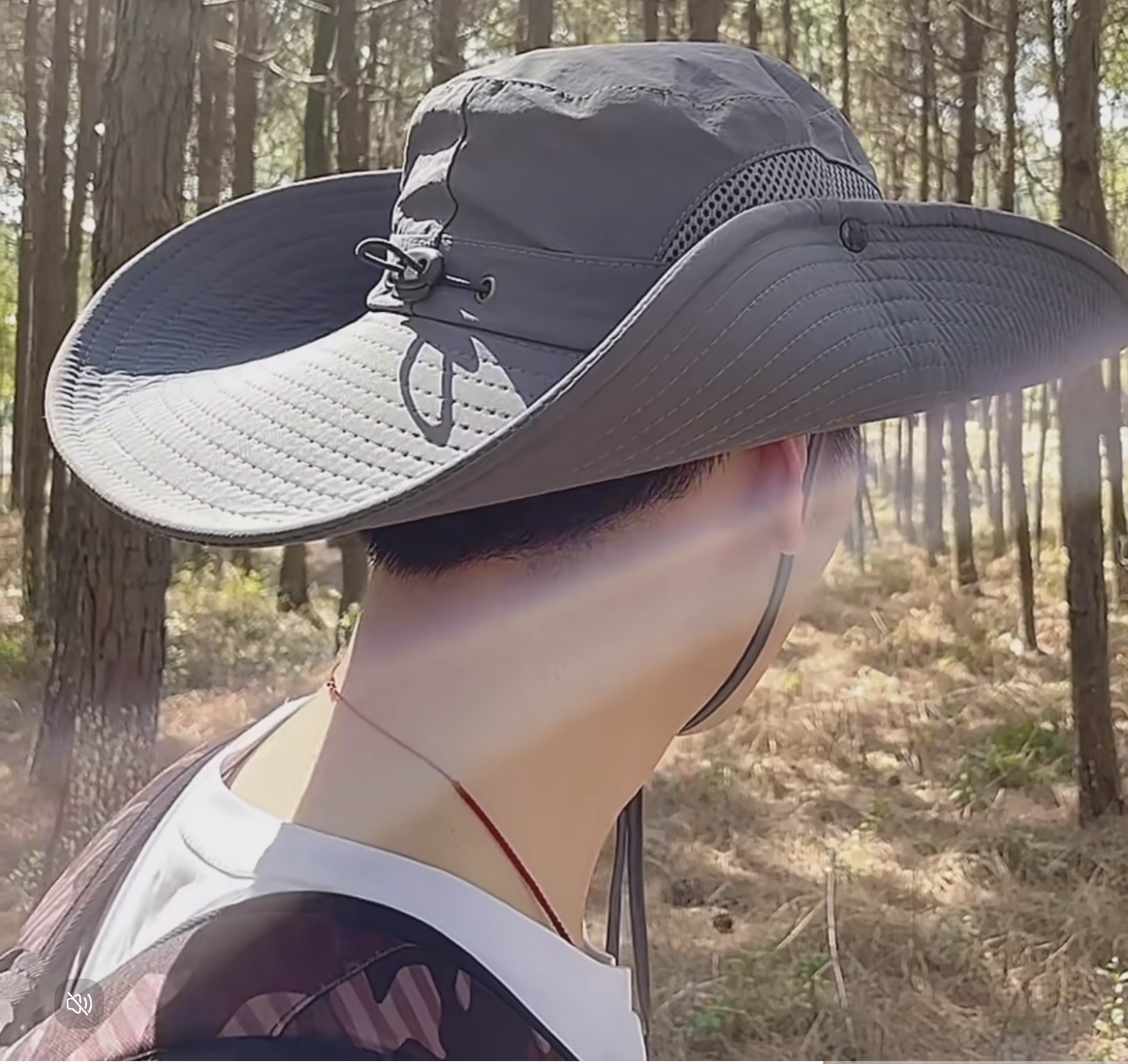 หมวกผ้าร่มปีกกว้าง กันแดด กันน้ำ +หมวกแก๊บมีปีก+ผ้าคลุมหน้า ทูโทน พับเก็บ foldable สีเทา ดำ น้ำเงิน น้ำตาล ครีม