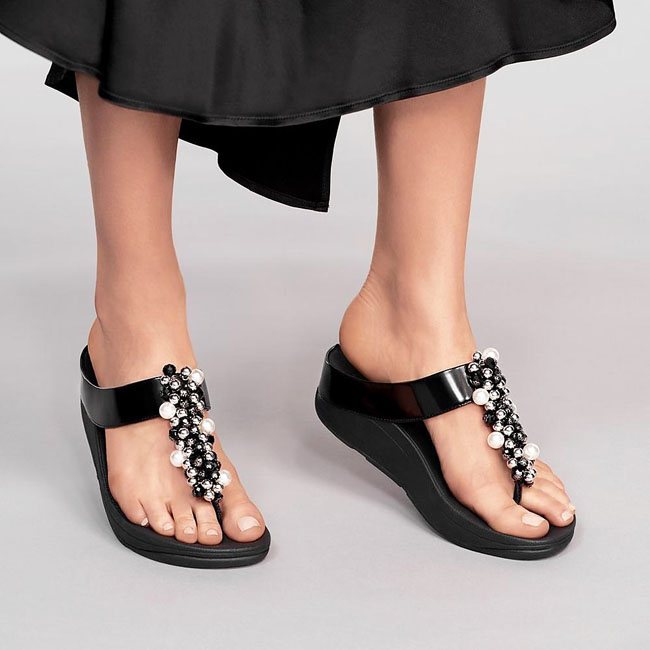 Fitflop Deco Black ของแท้ นำเข้าจาก USA และ UK