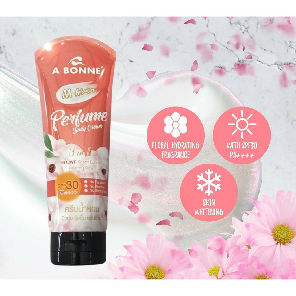 A BONNE เพอร์ฟูม บอดี้ ครีม เอ บอนเน่ A BONNE Perfume Body Cream SPF 30 PA++++ 200 มล.