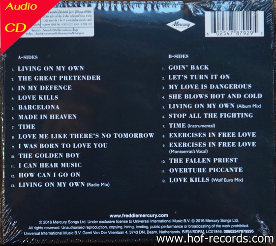 CD Freddie Mercury - The Singles