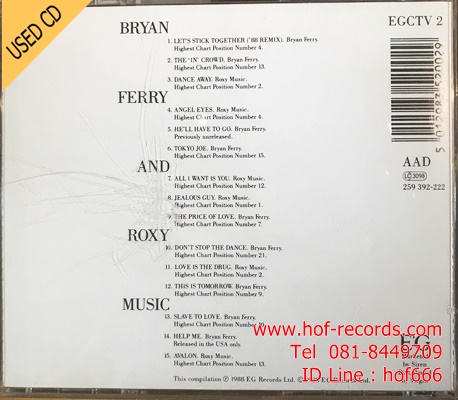 Bryan ferry - The Ultimate colletion ( ) Used CD 1 Dise VG++ Code AAD
