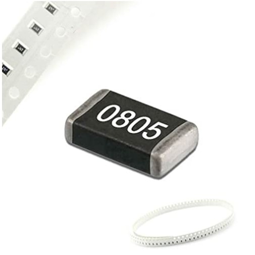 (100ตัว) [RES] ตัวต้านทานแบบชิบ R0805 1/8W